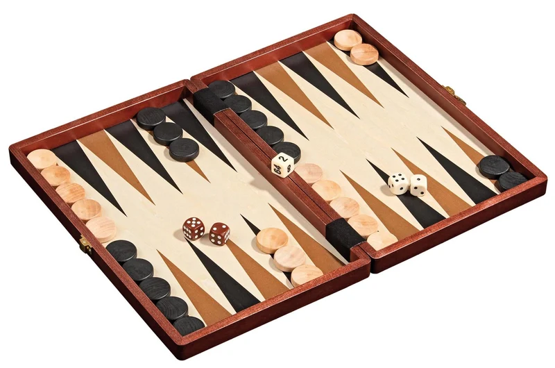 Backgammon Naxos in Holzoptik – Philos