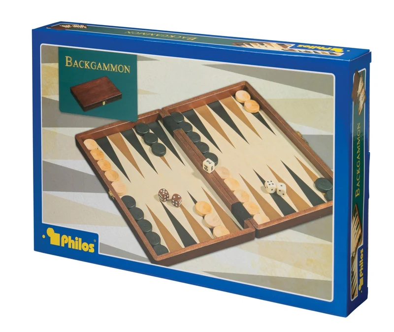 Backgammon Naxos in Holzoptik – Philos