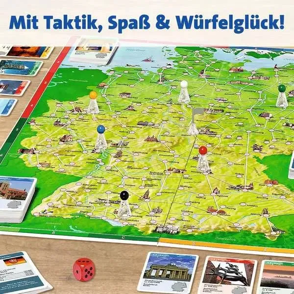 Deutschlandreise – Familienspiel ab 8 Jahren