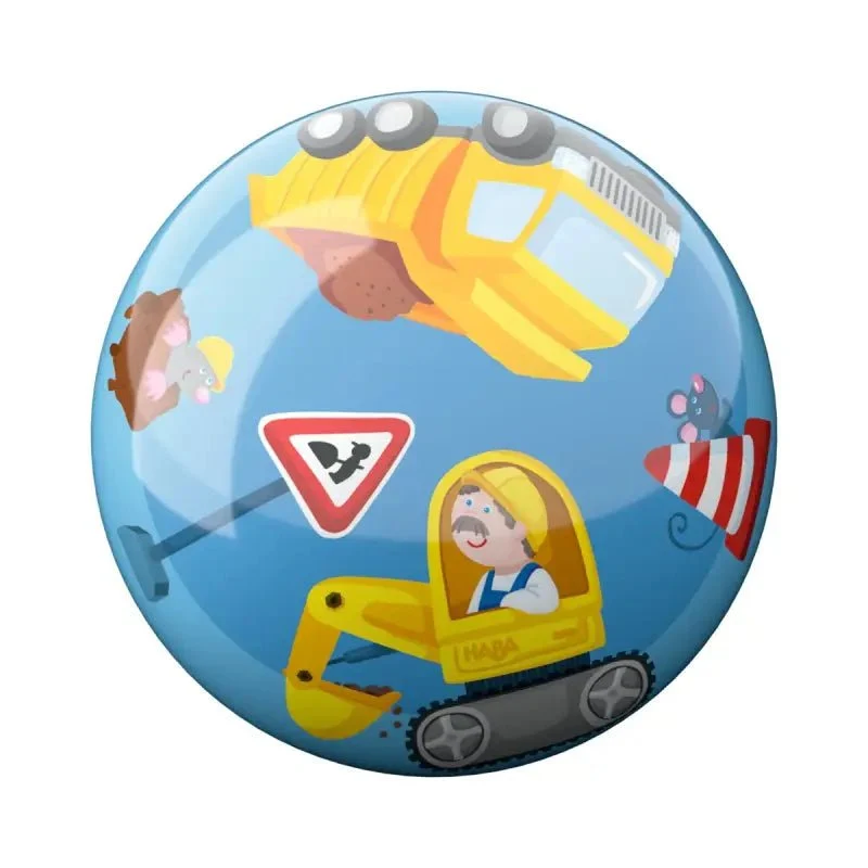 Haba Ball 14 cm - Baustelle