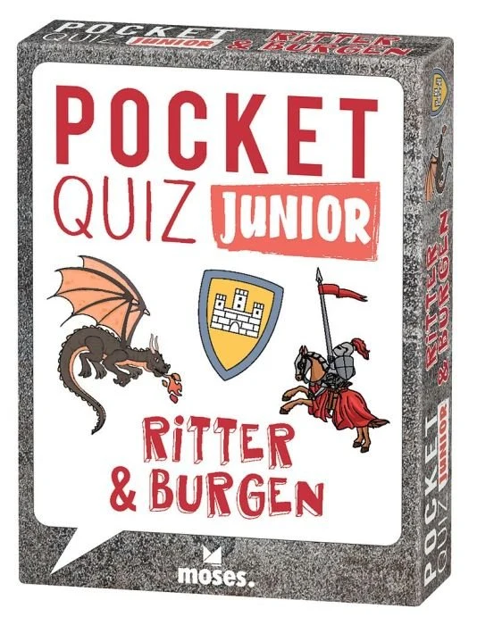 Pocket Quiz junior Ritter und Burgen ab 8 Jahren