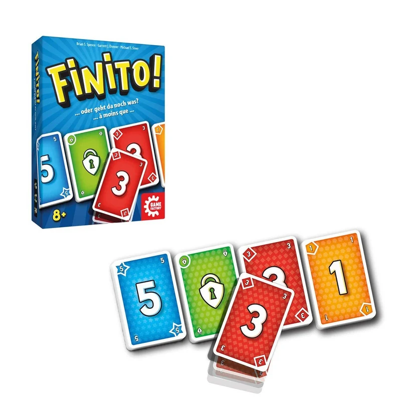 Finito Kartenspiel – Zahlen und Strategie ab 8 Jahren