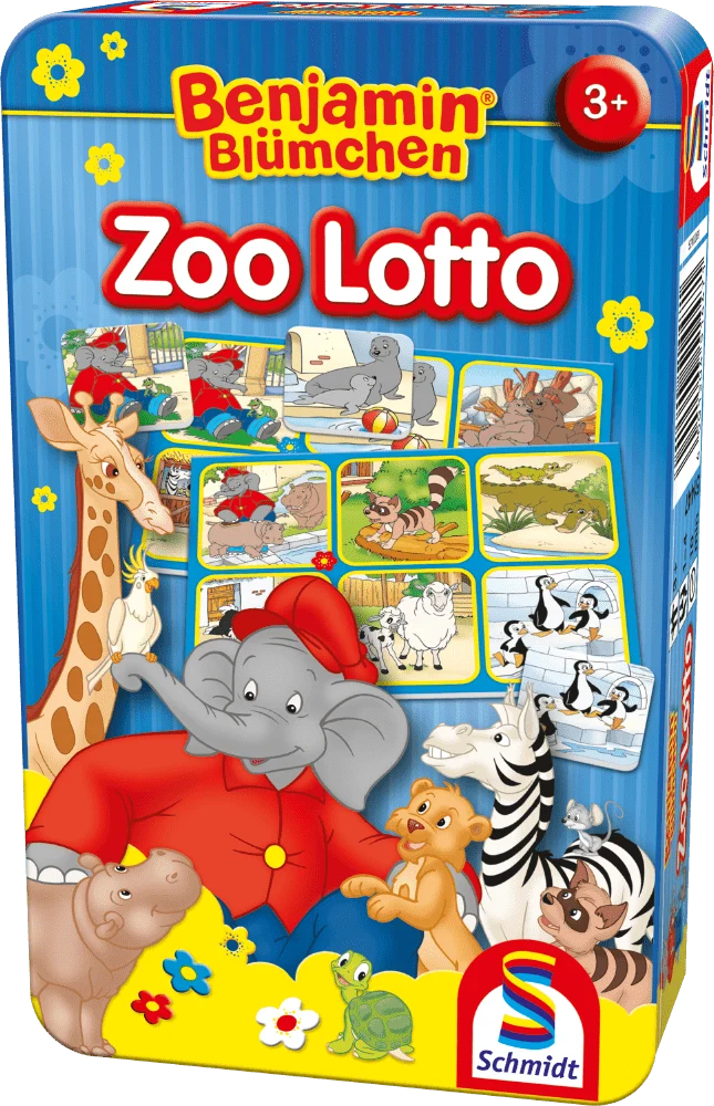 Benjamin Blümchen, Zoo Lotto, Reisespiel in der Metalldose