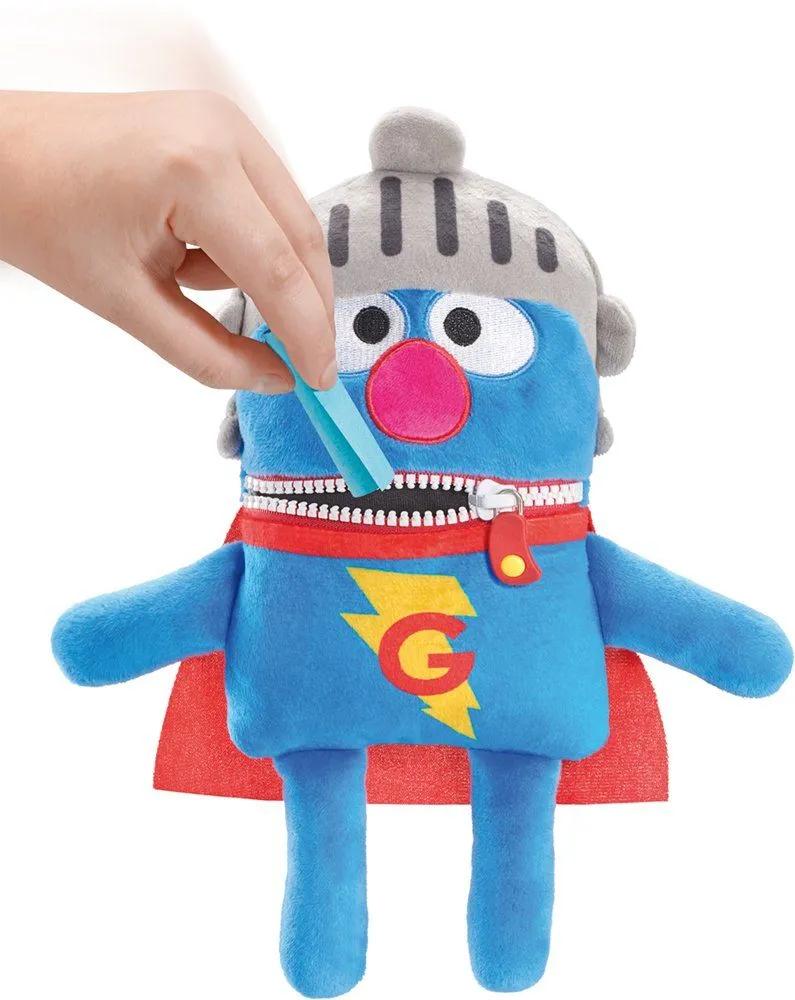 Sesamstrasse: Sorgenfresser, Super-Grobi, 34 cm, Plüsch