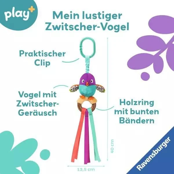 Play+ Zwitscher-Vogel - Babyspielzeug