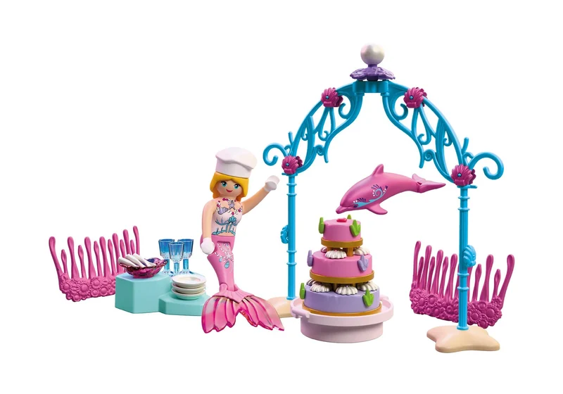 Unterwasserhochzeits-Buffet mit Meerjungfrau – PLAYMOBIL Fantasy Magic