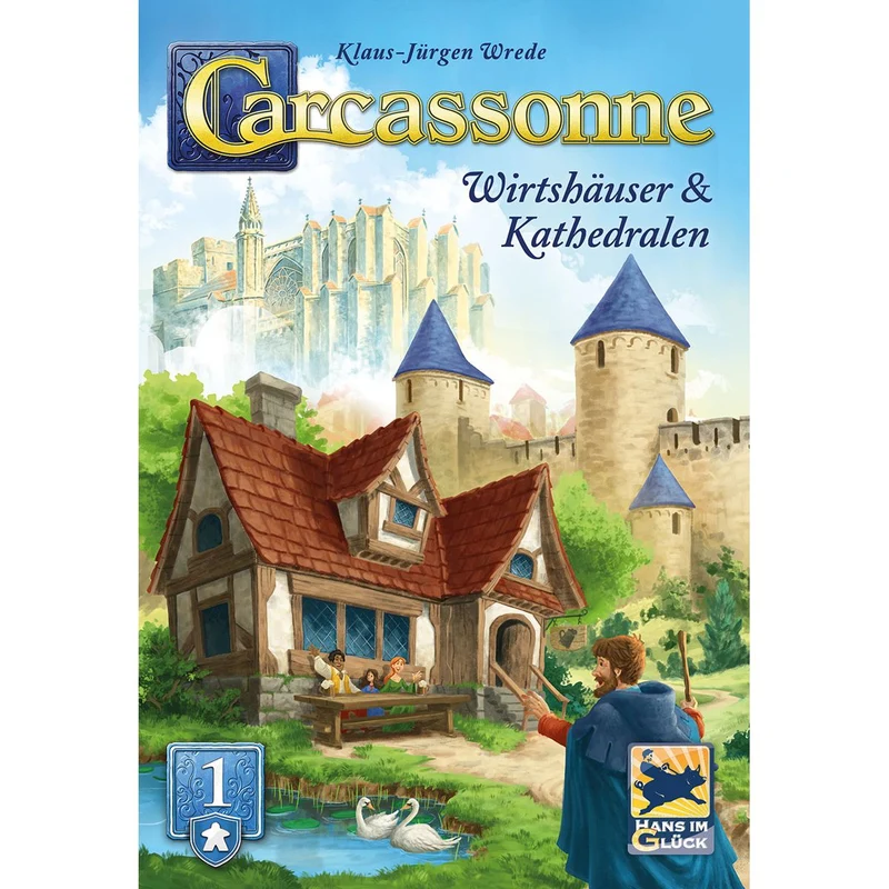 Carcassonne Erweiterung 1 Wirtshäuser & Kathedralen – Asmodee