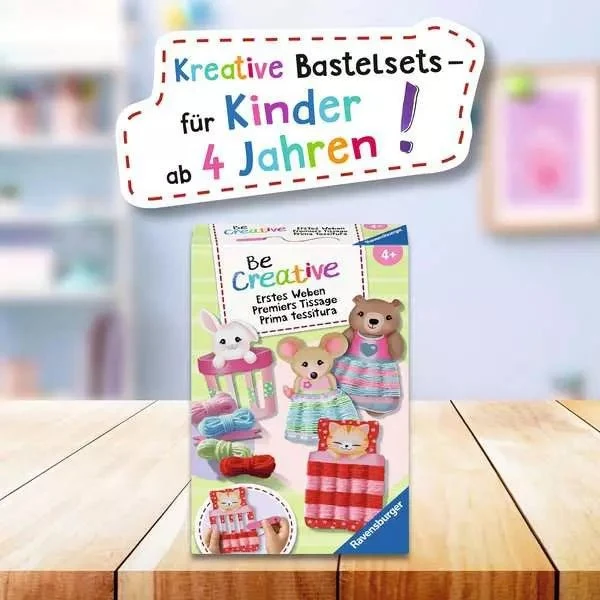 Bastelset BeCreative Mini Erstes Weben – Ravensburger Webrahmen Kinder