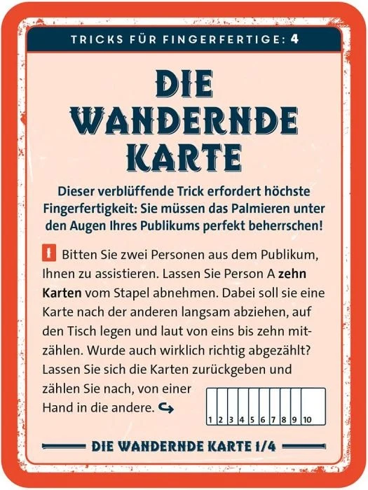 Die magische Welt der Kartentricks – Trickkartenset für Einsteiger