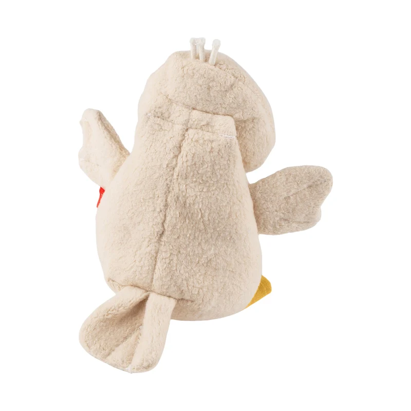 Spielfigur Gans – Musselin Greifling von Sigikid mit Quietsche