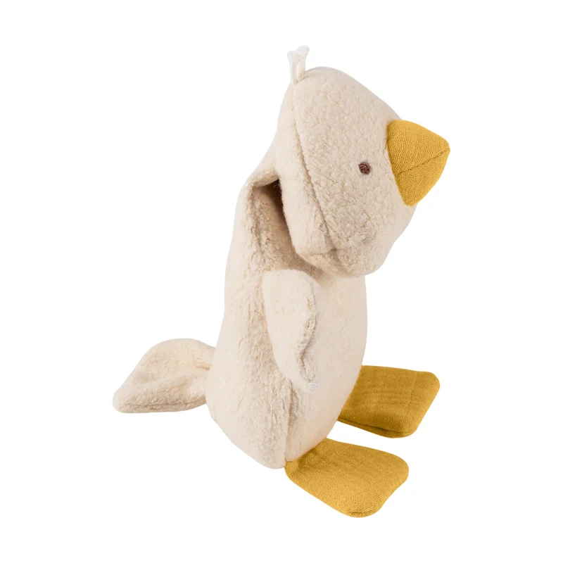Spielfigur Gans – Musselin Greifling von Sigikid mit Quietsche
