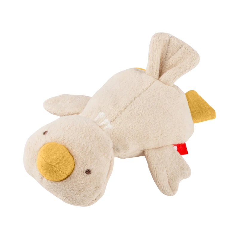 Spielfigur Gans – Musselin Greifling von Sigikid mit Quietsche