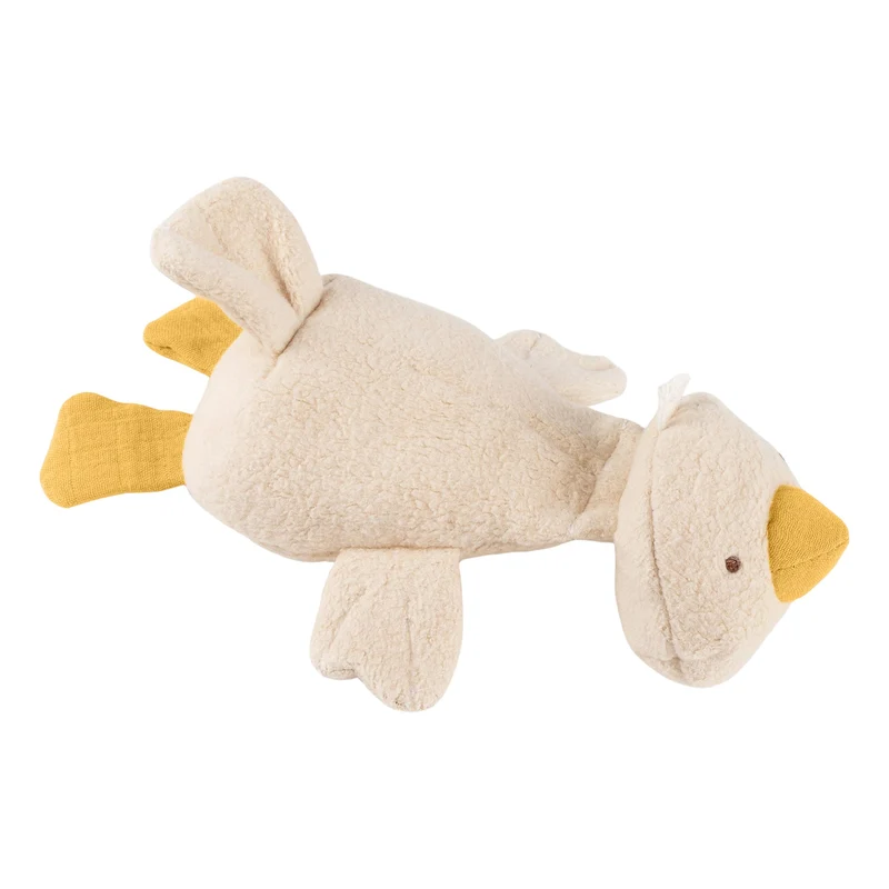 Spielfigur Gans – Musselin Greifling von Sigikid mit Quietsche