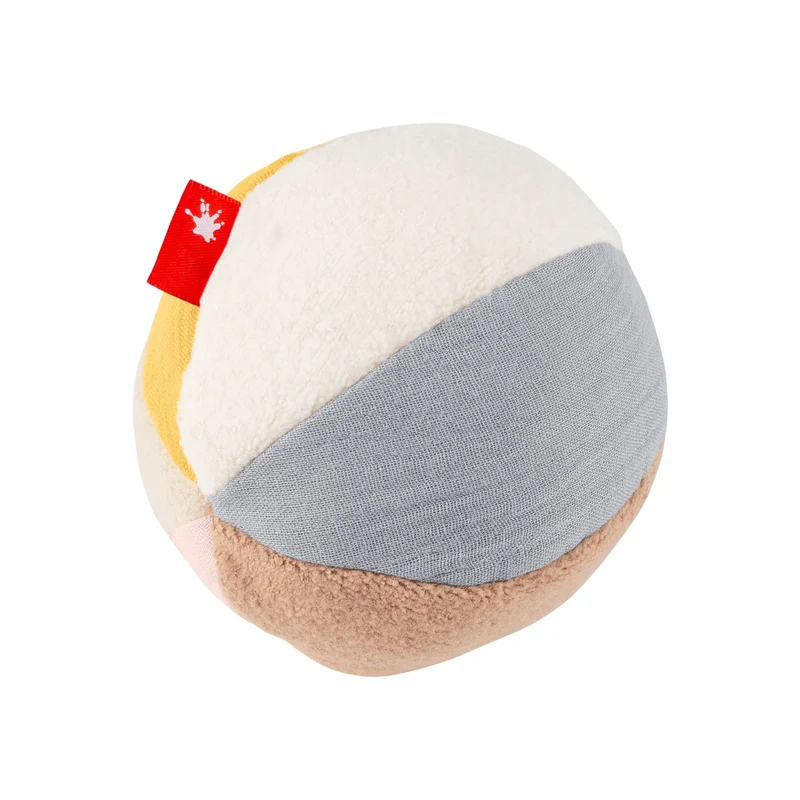 Rasselball Musselin – weicher Motorikball von Sigikid