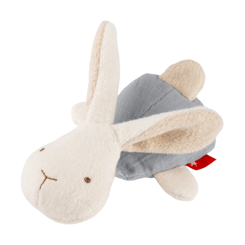 Greifling Hase Musselin – Spielfigur mit Rassel und Knisterfolie ab Geburt