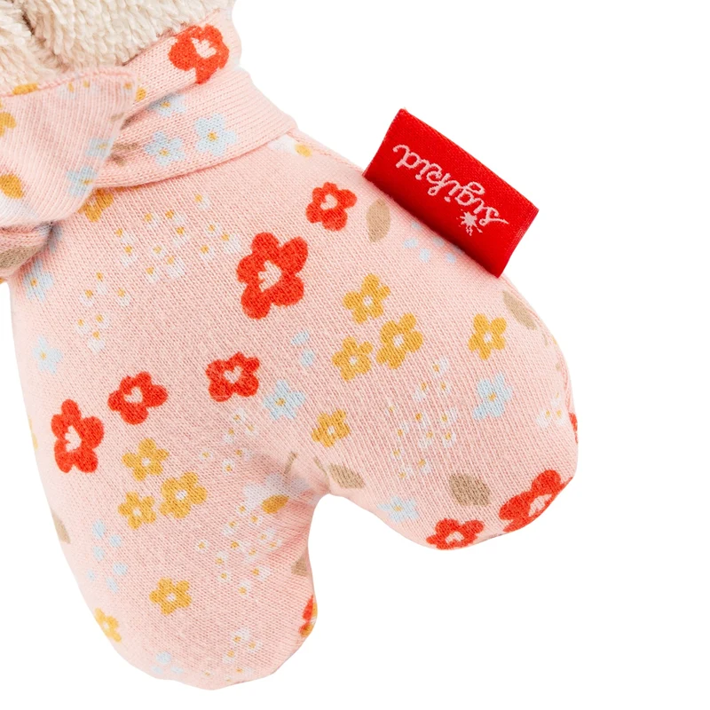 Greifling Hase Terry weiß – weicher Babygreifling