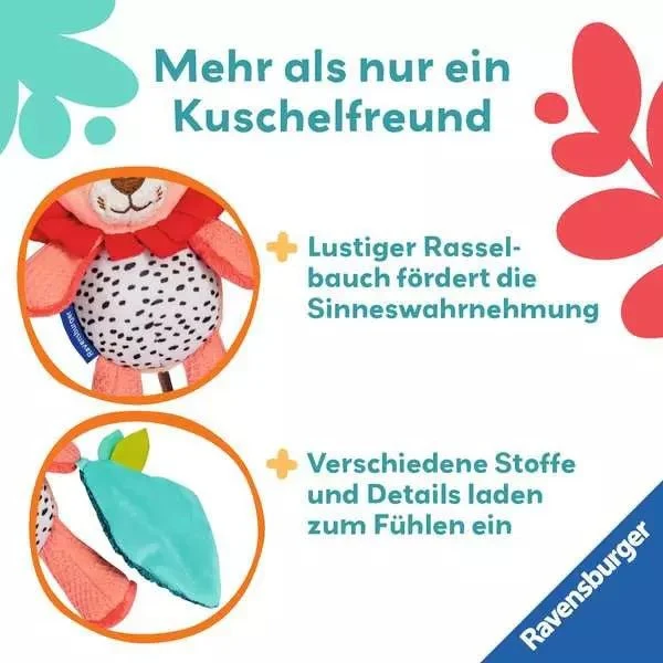 Play+ Rassel-Löwe- Babyspielzeug