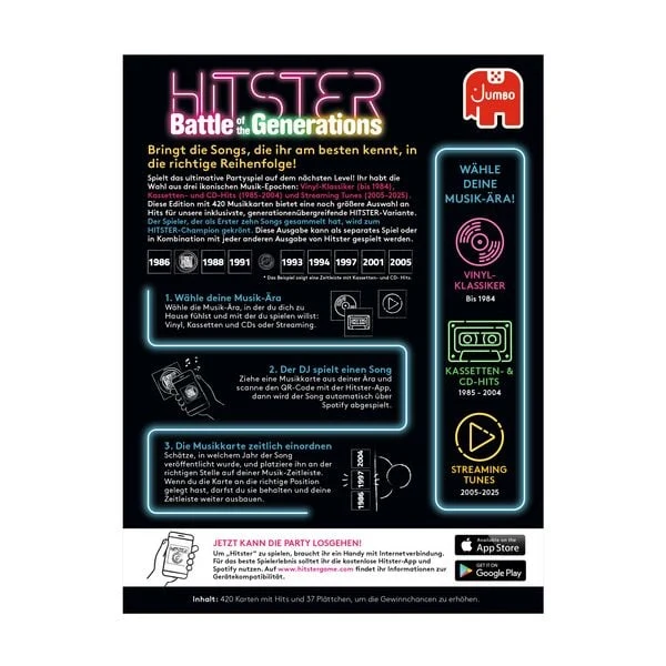 Hitster Battle of the Generations – Musikquiz