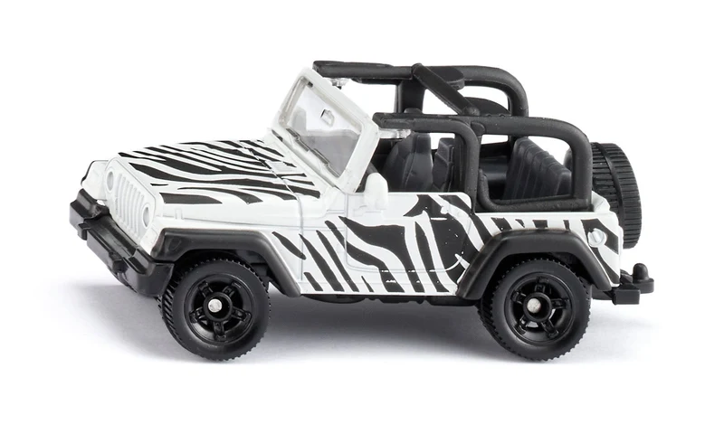 Jeep Wrangler Safari von SIKU SUPER – Geländefahrzeug mit Anhängerkupplung