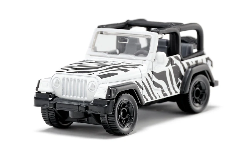 Jeep Wrangler Safari von SIKU SUPER – Geländefahrzeug mit Anhängerkupplung