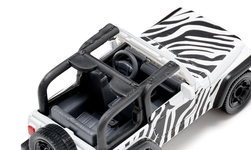 Jeep Wrangler Safari von SIKU SUPER – Geländefahrzeug mit Anhängerkupplung