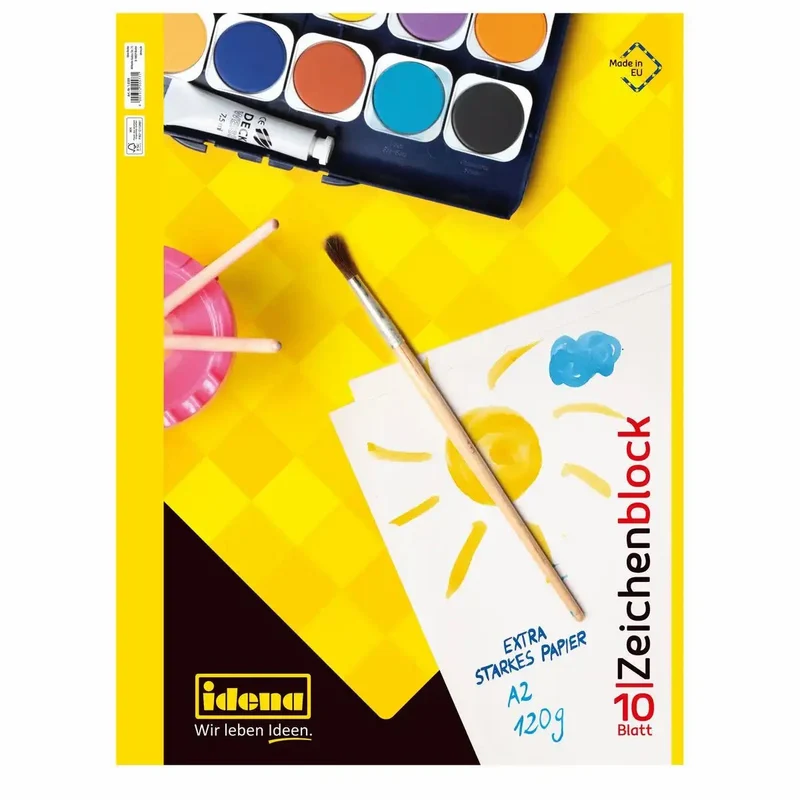 Idena Zeichenblock 10 Blatt 120g/m² DIN A2