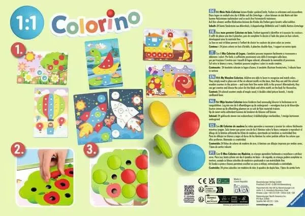Ravensburger Steckspiel - Mein Holz-Colorino - Kinderspiel