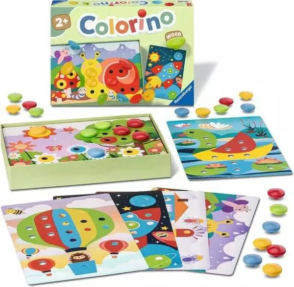 Ravensburger Steckspiel - Mein Holz-Colorino - Kinderspiel