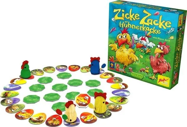 Zicke Zacke Hühnerkacke – Klassisches Gedächtnisspiel für Kinder