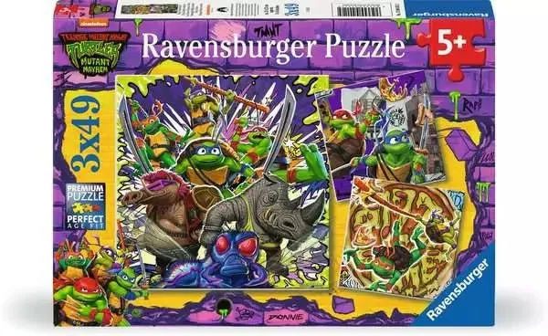 Kinderpuzzle - Ninja Turtles - 49 Teile