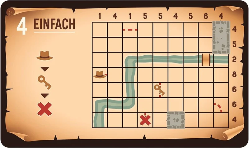 Logikrätsel Mission Gold – 40 Schatzsuche-Rätsel mit Wegwischstift