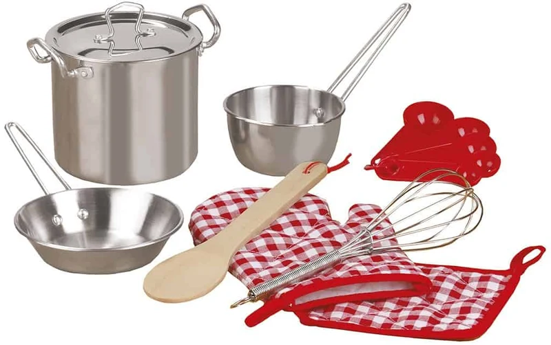 Kinder-Back-Set aus Edelstahl – 16-teiliges Backzubehör