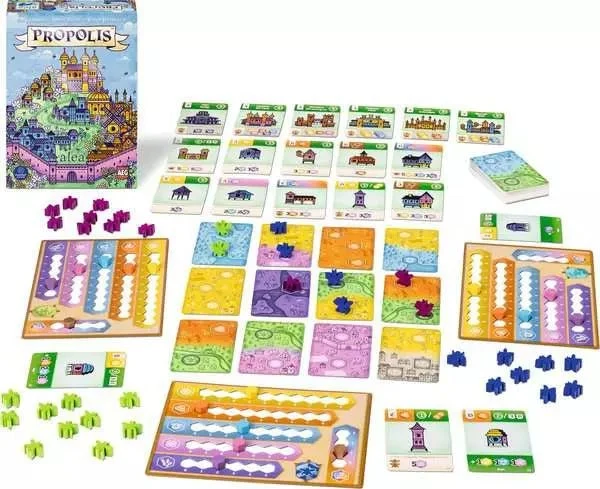 Brettspiel Propolis – Mittelalterliche Bienenvölker im Wettstreit