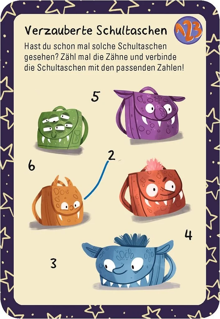 Rätselkarten 50 magische Rätsel für den Schulstart – Moses