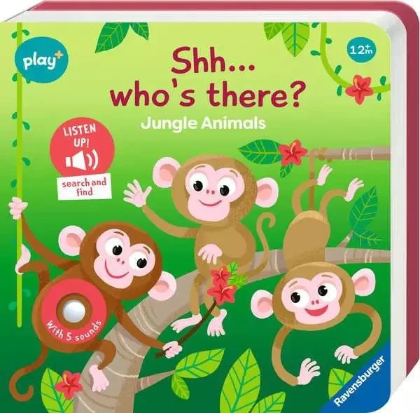 Soundbuch – What's that Noise? Dschungeltiere mit 5 Geräuschen
