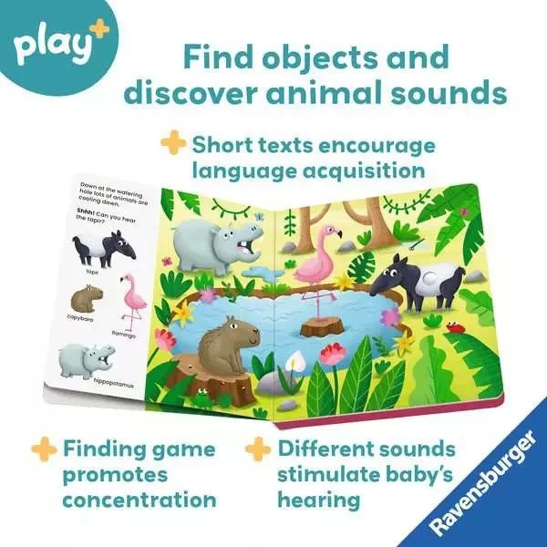 Soundbuch – What's that Noise? Dschungeltiere mit 5 Geräuschen