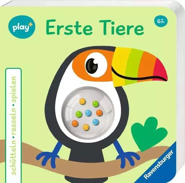 Rasselbuch – Erste Tiere mit Rassel und Reimen