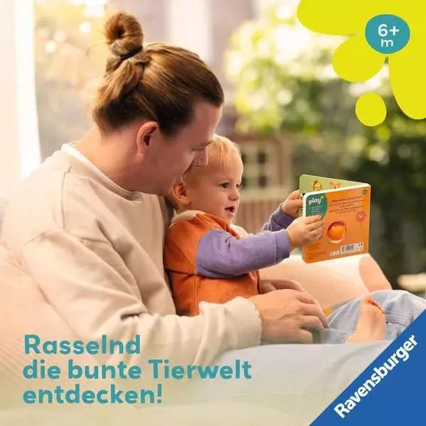 Rasselbuch – Erste Tiere mit Rassel und Reimen