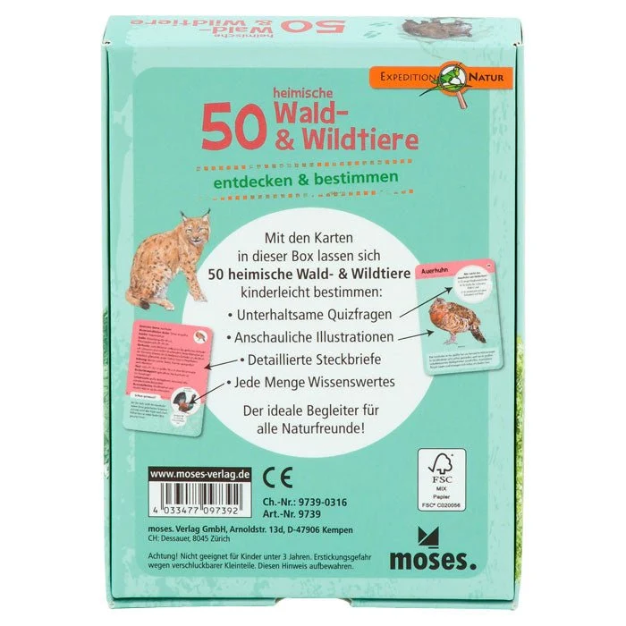 50 heimische Wald- & Wldtiere