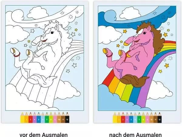 Malen nach Zahlen - CreArt- Zauberponys