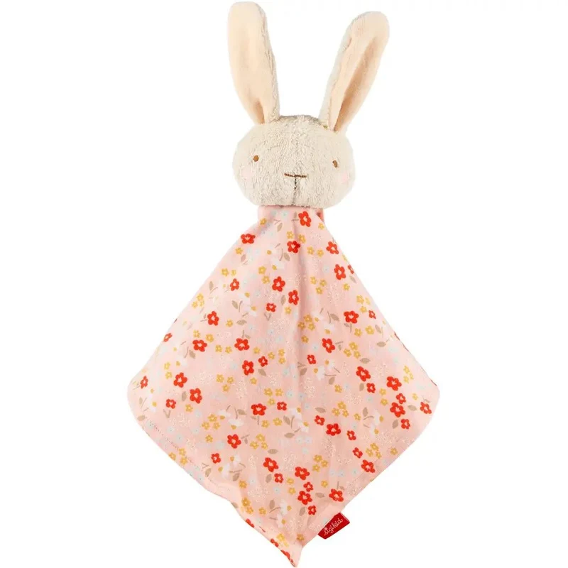 Schnuffeltuch Hase Terry weiß – weiches Schmusetuch