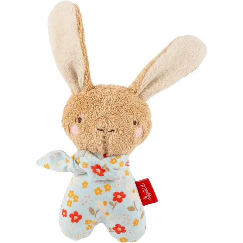 Greifling Hase Terry braun – weicher Babygreifling