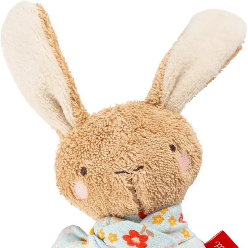 Greifling Hase Terry braun – weicher Babygreifling