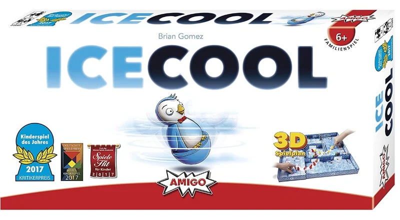 ICECOOL Kinderspiel – Actionreiches Schnippspiel mit Pinguinen