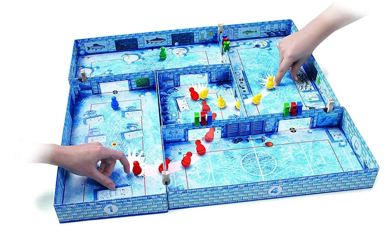 ICECOOL Kinderspiel – Actionreiches Schnippspiel mit Pinguinen