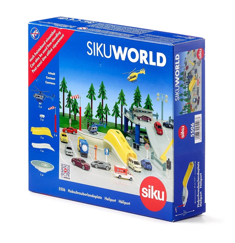Hubschrauberlandeplatz – SIKU World mit nachleuchtender Plattform