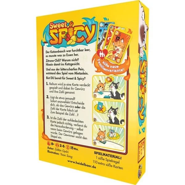 Sweet & Spicy – Bluff-Kartenspiel ab 8 Jahren – HeidelBÄR