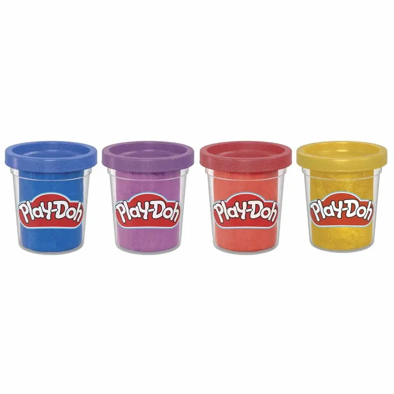 Play-Doh Metallic Spielknete 4er Pack