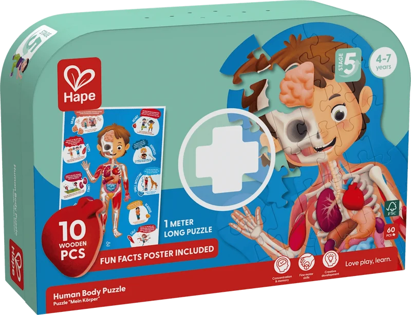 Puzzle Mein Körper - Anatomie-Puzzle Kinder