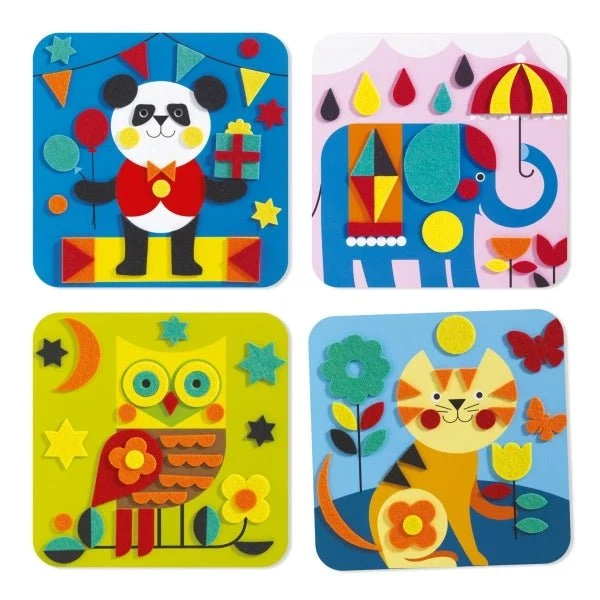 Bastelpackung Gentle Creatures 4 Bilder – Djeco